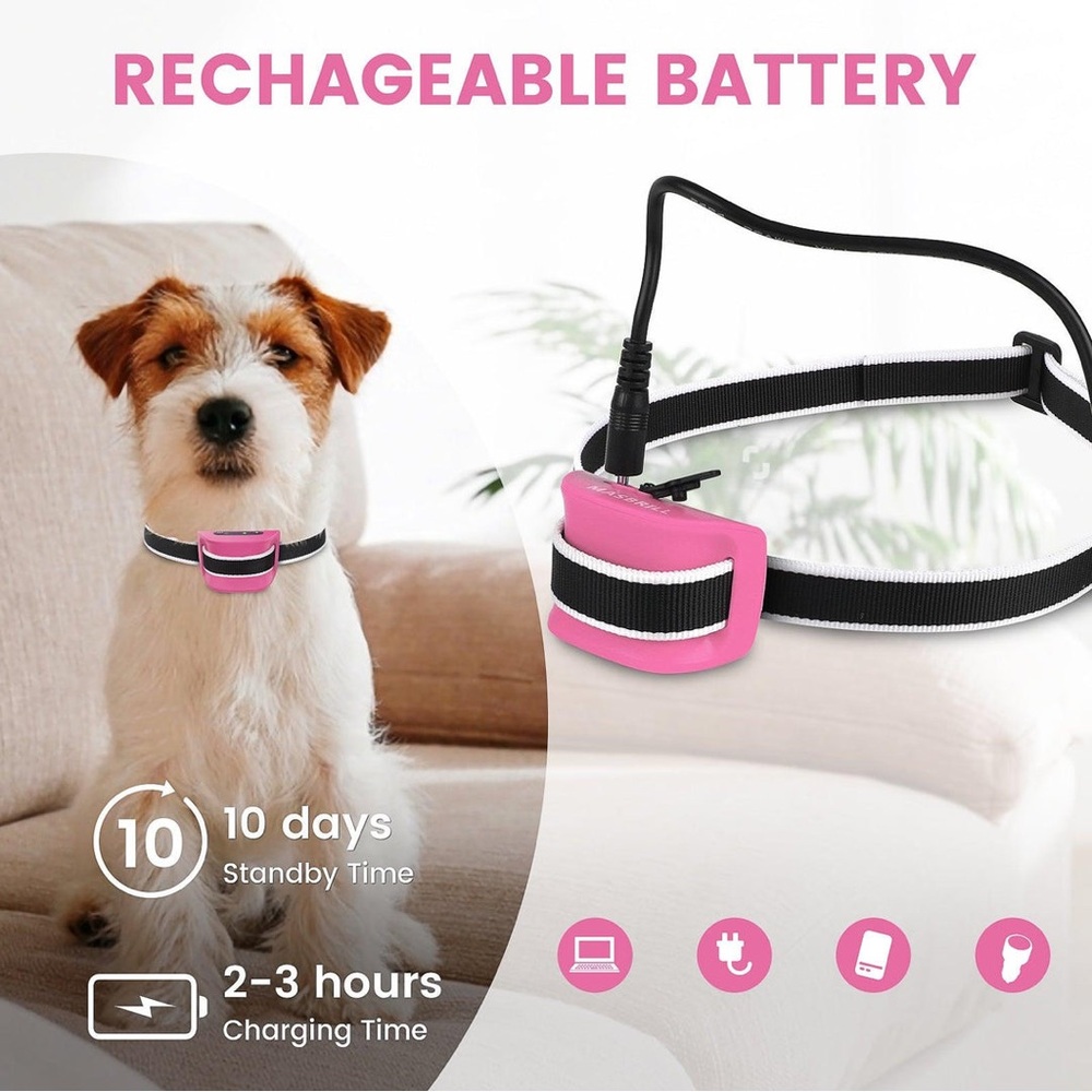 new DOG BARK COLLAR ( no shock )     firm price